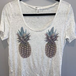 Pink- Super Soft Pineapple Tee
